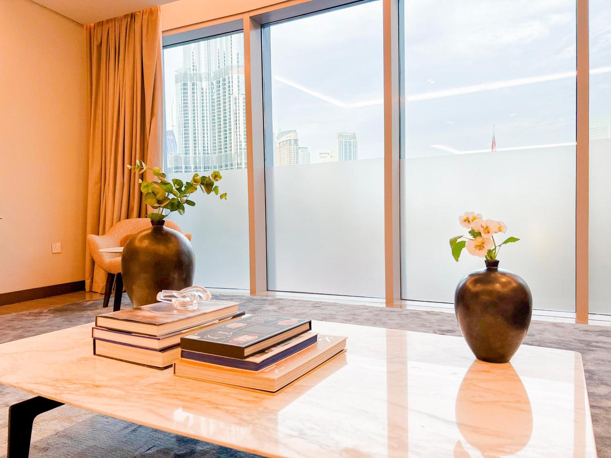 Downtown Luxury - Stunning Burj Khalifa & Sea View - 5 Minutes Walk To Dubai Mall Exteriér fotografie