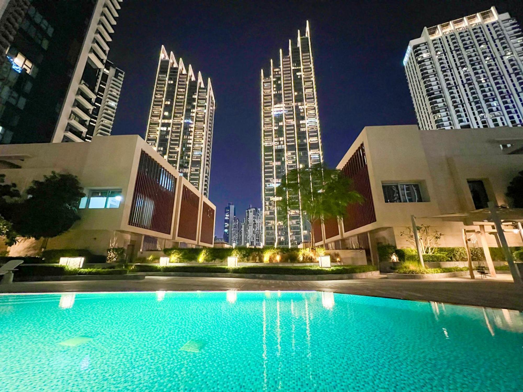 Downtown Luxury - Stunning Burj Khalifa & Sea View - 5 Minutes Walk To Dubai Mall Exteriér fotografie