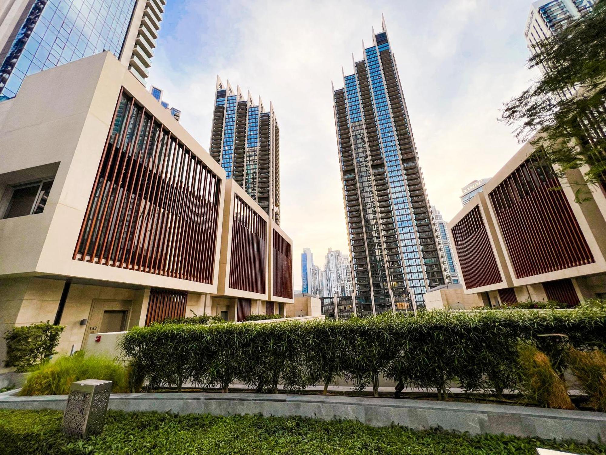 Downtown Luxury - Stunning Burj Khalifa & Sea View - 5 Minutes Walk To Dubai Mall Exteriér fotografie
