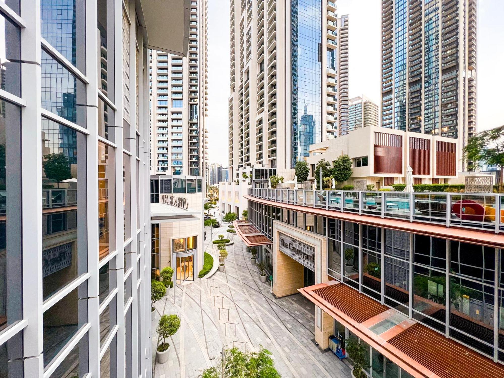 Downtown Luxury - Stunning Burj Khalifa & Sea View - 5 Minutes Walk To Dubai Mall Exteriér fotografie