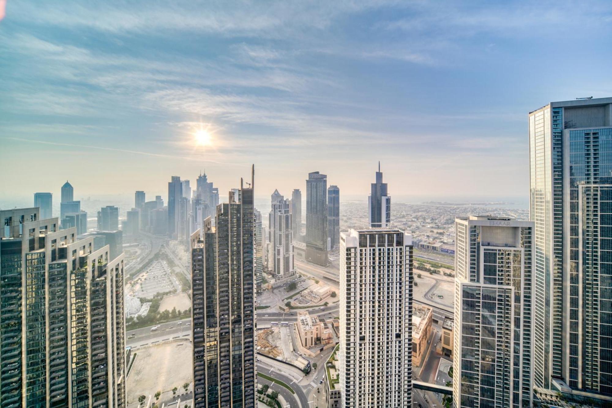 Downtown Luxury - Stunning Burj Khalifa & Sea View - 5 Minutes Walk To Dubai Mall Exteriér fotografie
