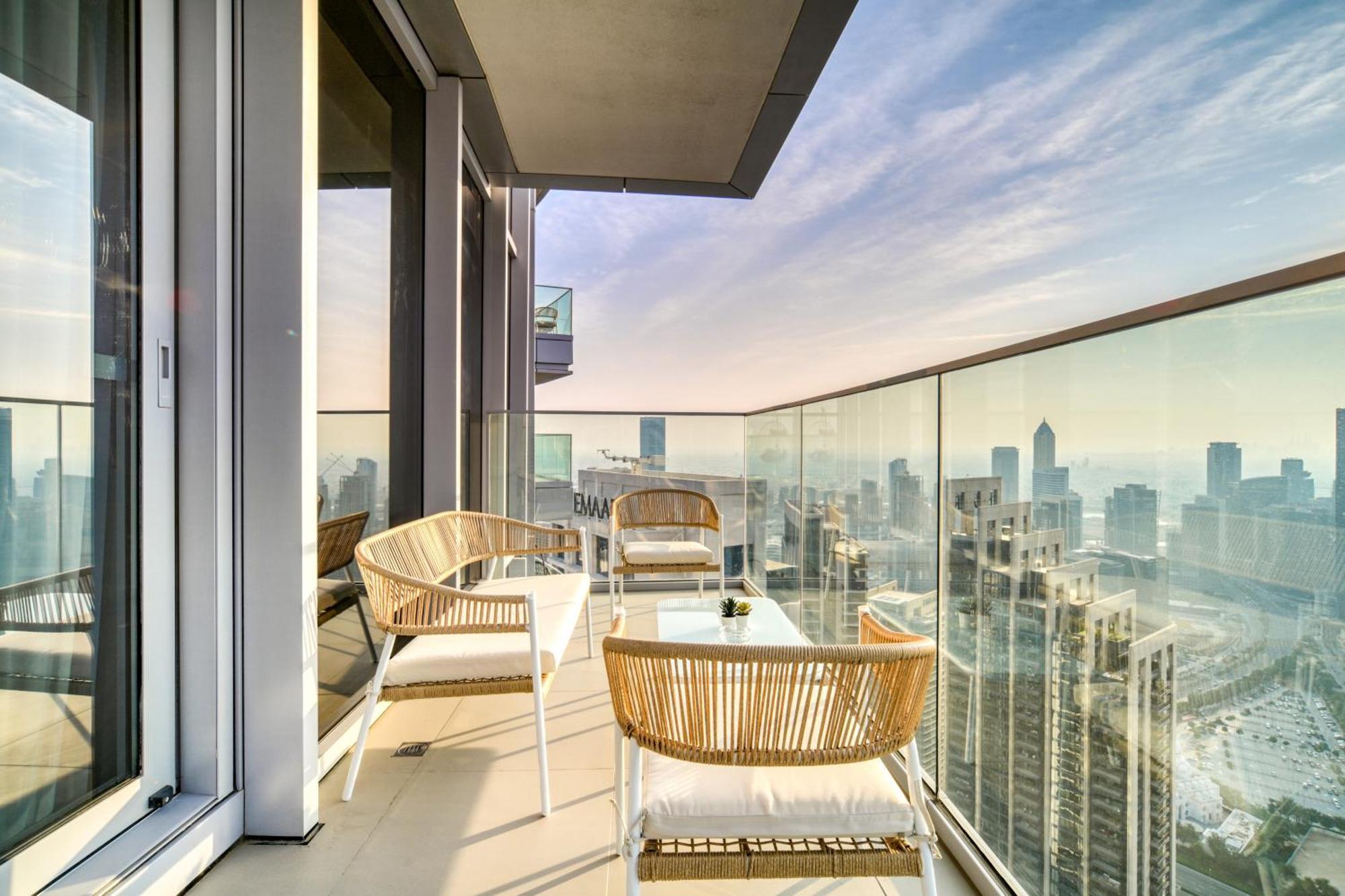 Downtown Luxury - Stunning Burj Khalifa & Sea View - 5 Minutes Walk To Dubai Mall Exteriér fotografie