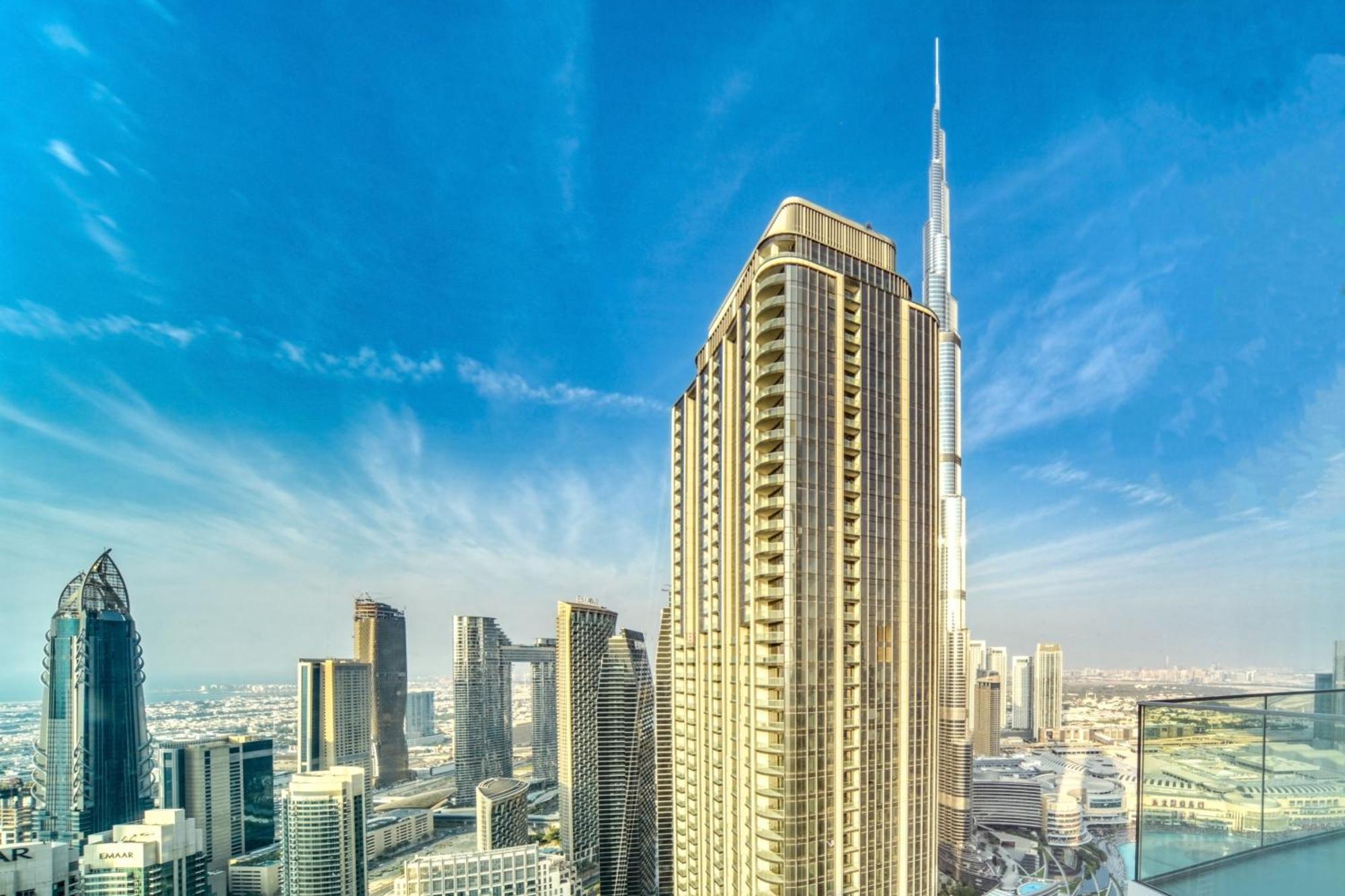 Downtown Luxury - Stunning Burj Khalifa & Sea View - 5 Minutes Walk To Dubai Mall Exteriér fotografie